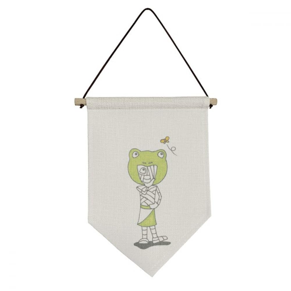 Drapeau en toile grenouille égyptienne idée cadeau déco originale suspendue