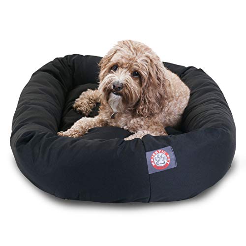 Majestic Pet 32 inch Black Bagel Dog Bed Products