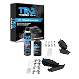 TRQ Front & Rear Brake Pads Brake Chemical Kit Semi-Metallic Compatible with 2011-2019 Ford Explorer 2009-2019 Flex 2010-2019 Taurus 2009-2012 Lincoln MKS MKT