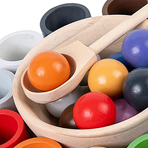 Jouet sensoriel en bois pour l'apprentissage des couleurs et la perception - 2
