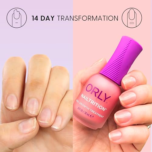 ORLY Nailtrition 18 ml | Nail Treatments | Intensivpflege | Starke & Schöne Nägel | Fördert Nagelwachstum | Nagelpflege | Maniküre