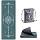 Avoalre Yoga Mat Foldable - Textured Non Slip Exercise Mat -Travel Lightweight Hot Yoga Mat with Carry Bag for Pilates & Home