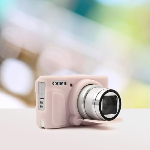 Funda de silicona para Canon PowerShot SX740 y SX730 HS con protector de pantalla LCD 5