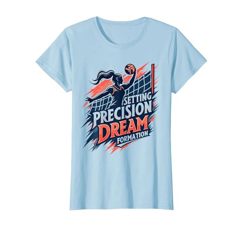 Setting Precision Dream Formation Volleyball T-Shirt,