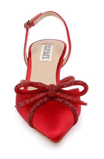 Image of Badgley Mischka Women's Angelina Slingback Kitten Heels