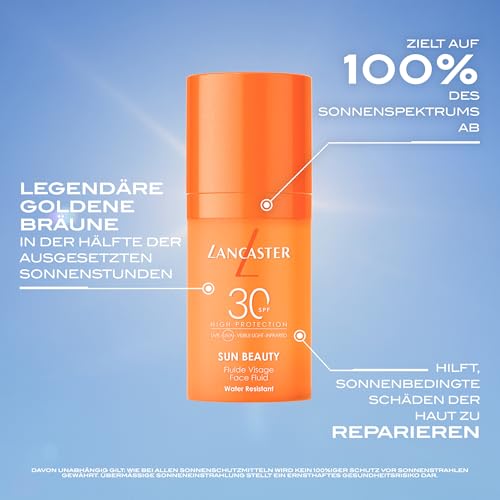 Lancaster Sun Beauty Nude Skin Sensation Sonnenschutzflüssigkeit LSF30, schützt vor UVB, UVA, sichtbarem Licht, Infrarot, 30 ml – Ansicht 3