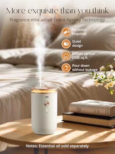 Difusor aromático eléctrico ceeniu waterless para hogar miniatura 2