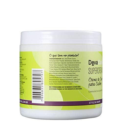 Deva Curl SuperCream - Creme de Coco 500g