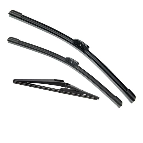 SHIOFRCN - Balais d'essuie-glace pour Dacia pour Renault Duster MK2 2017 2018 2019 2020, essuie-glace avant et arrière, 3 pièces (Size : Left hand drive)