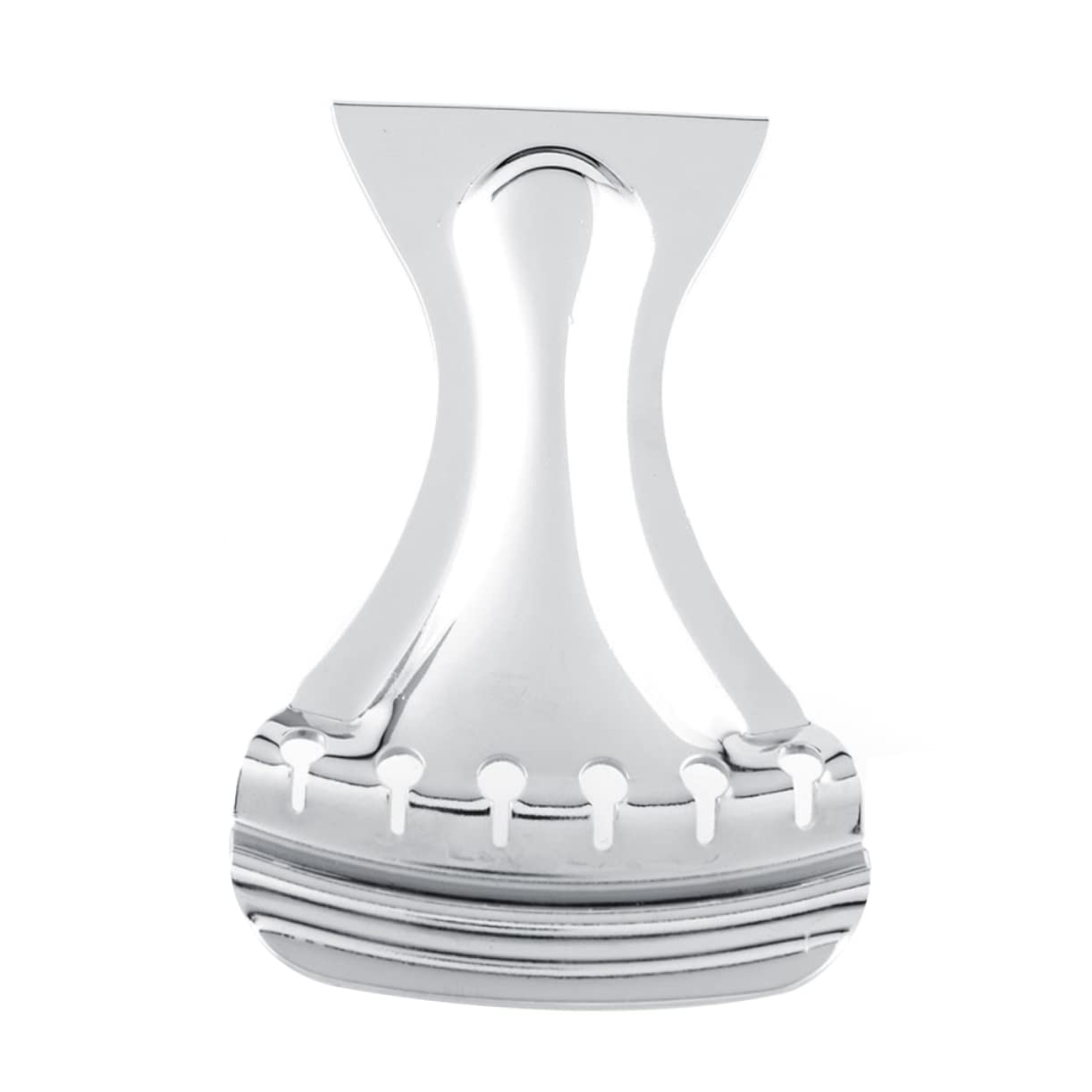 HEMOTON 6 String Tailpiece for Resonator Guitar Metal Guitar Component Chrome Finish