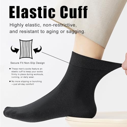 6 Pairs Thin Ankle Socks for Men and Women, Quarter Length, Athletic Running Work Socks4