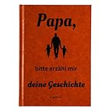 Papa, bitte erzähl mir deine Geschichte - Persönliches Erinnerungsbuch zum Ausfüllen | Mit Stammbaum & 250+ Fragen | Geschenk zum Geburtstag, Vatertag, Weihnachten | Hochwertig & edel