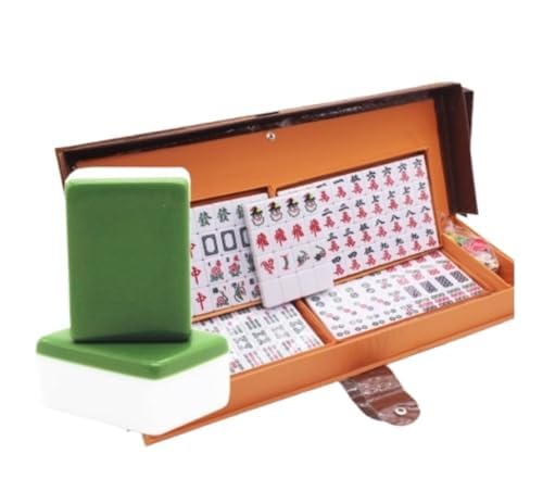 Set completo Mahjong con custodia da trasporto per riunioni di famiglia e feste