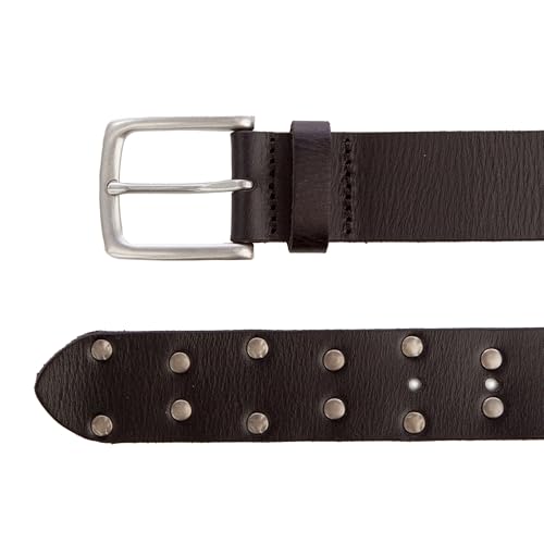 Image of Lucky Brand Men's Genuine Leather Belt | Classic | Casual | Everyday | Western | American Heritage | Metal Buckle
