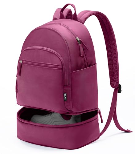 Image of Uselike Gym Backpack for Women Men, Lightweight Gym Bag with Shoe Compartment, Waterproof Workout Backpack with Wet Pocket
