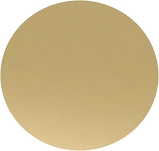 Konsilsa Round Brass Sheet,Brass Disc Round Plate Sheet Metal Sheets Plates (Color : 2mm, Size : Diameter 80mm (10pcs))