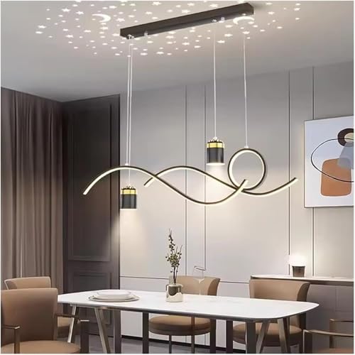 Lustre moderne doré variable pour harmoniser la décoration de votre séjour