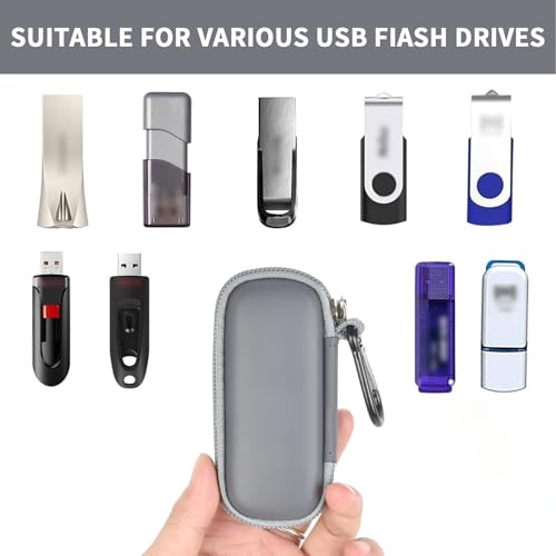 Image of USB Flash Drive Case, SD Card /Thumb Drive /Memory Cards Holder, Bag Only