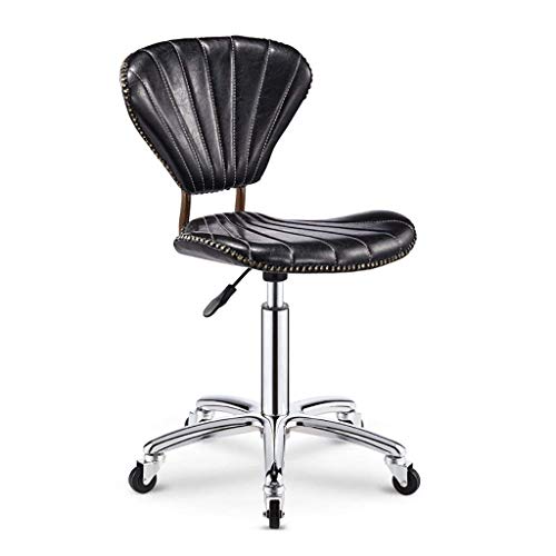Chaise d'ordinateur de bureau MU à dossier bas avec coussin confortable - 2