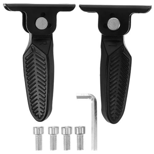 VINTORKY Electric Scooter Folding Pegs Motorcycle Foot Pegs Bike Foot Rest Compact Folding Bike Pedals High Stability