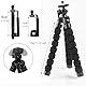 YIYIWANG Handy-Stativ Flexibles Octopus-Stil Tragbare Mini-Reisestativ Kamera Halterung für Smartphone GoPro und Digitale Kameras, Ideal für Outdoor-Videoaufnahmen (Schwarz)