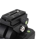 Zdalne sterowanie Patelka Pochylenie 360 ​​stopni Rotacja panoramiczna głowica do smartfonów kamery DSLR Aluminium ABS 110x110x120 mm