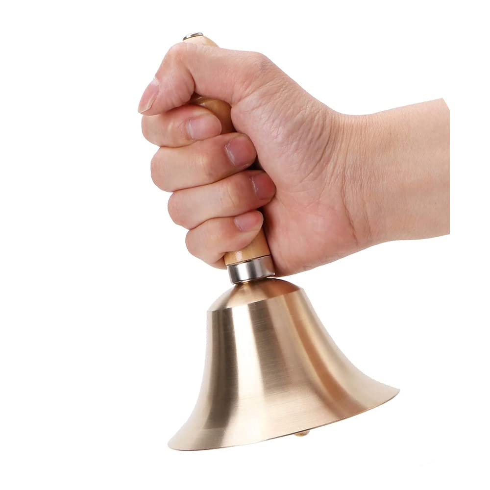 Photo 1 of 3 ITEMS CHLD Extra Loud Solid Brass Hand Call Bell BUNDLE