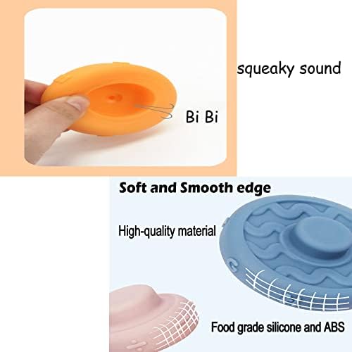 GEMKARRY Baby Toys 6-9-12 Months,6 Pcs Stacking Rings Soft Toys&Teething toys,Squeeze Play with Early STEM Learning Toy,Christmas Stocking Fillers for Baby Boy Girl Gifts