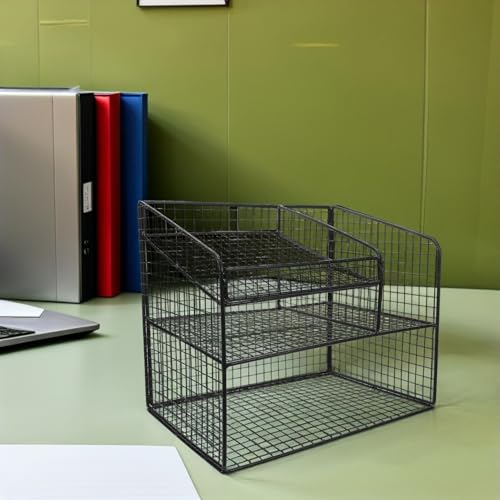 Étagère pour téléphone de bureau et trieur de documents espace travail - 5