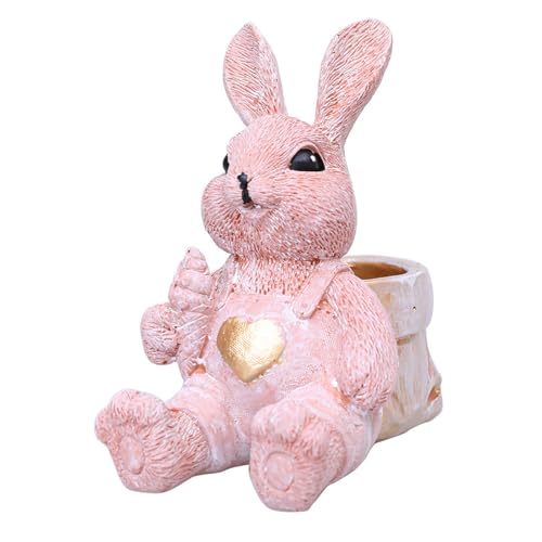 Iuhtrb Conejitos Pascua Llevan Canasta Papter Pequeño Suculentas Divertidas
