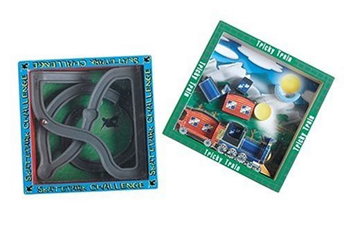 Image of Lights Camera Interaction 2-Piece Skate Park Challenge & Tricky Train Pocket Maze Puzzle Set
