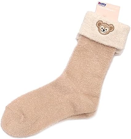 Amazon | 10/3～ ルームソックス ダッフィー もこもこ 靴下 くつ下 