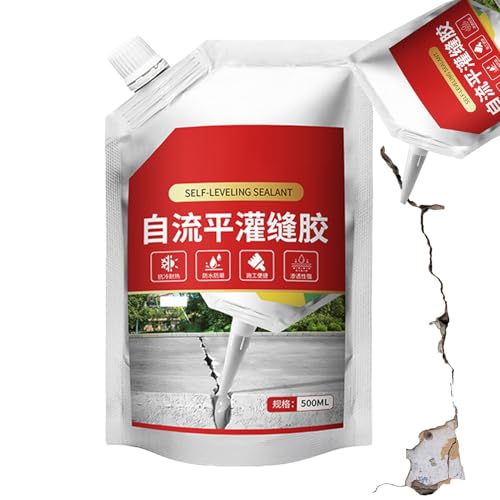 コンクリートクラックフィラーシーリング質量、セメントシーリング質量-16.9オンスシャワータイルデバイス防水|壁と土壌のための既存の装飾的な自己レベルのクラックシールコンクリートモルタル