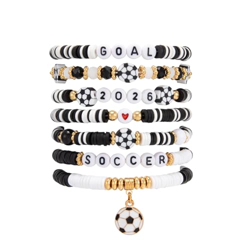 Pulsera de arcilla para aficionados al fútbol 2026 miniatura 1