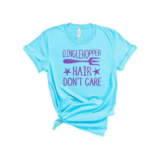 Dinglehopper Hair Don't Care! The Little Mermaid Shirt, Unisex Misses and Plus size tee Womans T-Shirt Ladies Top