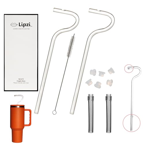 Lipzi - Pitillos de Vidrio Antirrugas Reusables x11 miniatura 1