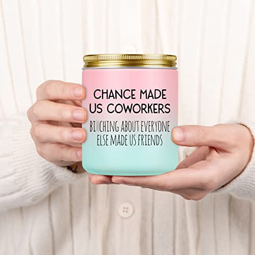 Leado Coworker Candle - Work Bestie Gifts For Women, Men - Going Away Gift, Coworker Leaving Gifts, Thank You Gifts, Farewell Gifts For Coworkers - Friend Gifts, Funny Birthday Gifts For Women #TOP4