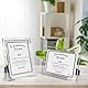 Giftgarden Bilderrahmen A4 Glas groß Hochzeit Friends Family Fotorahmen Dokumente Rahmen
