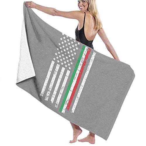 LOPEZ KENT Bath Towels Italian American Thin Line Flag Baby Large Soft Bed Beach Towel Sheet Bath Set Bathroom Accessories