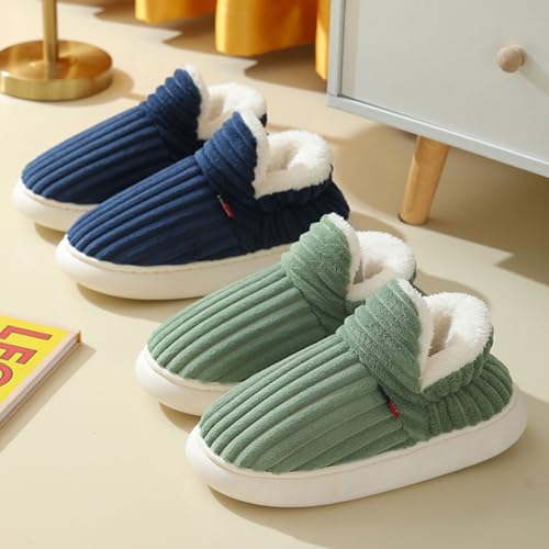Puffy Slipper Booties For Kids Women Men, Winter Fuzzy Warm Cute Non-Slip Thick-Soled Slippers, Cozy Plush House Shoes4