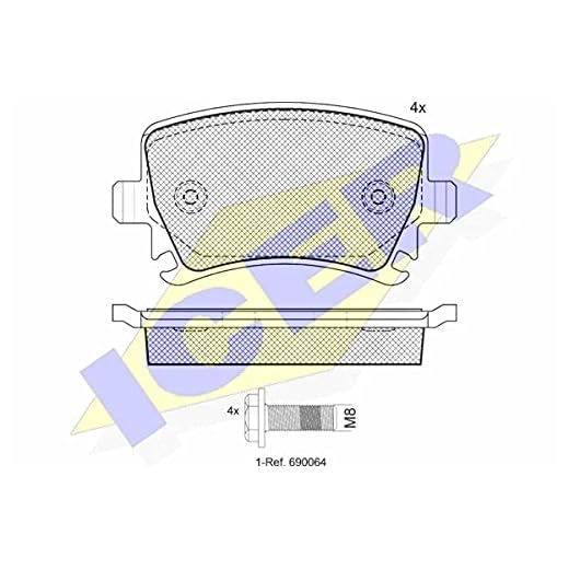 ICER 181600-703 Juego de Pastillas de Freno