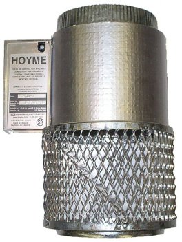 Hoyme HMI Manufacturing Inc. Motorized Fresh Air Damper for Combustion - 6 SF1 for One Heating Appliance
