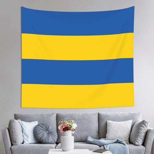 Drapeau Ukraine tapisserie de salon EdWal grand format pour canapé