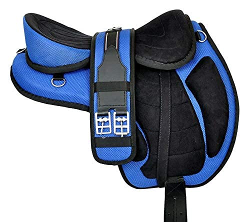 Wonderwish Treeless Bareback Sella Inglese per Cavallo Salta