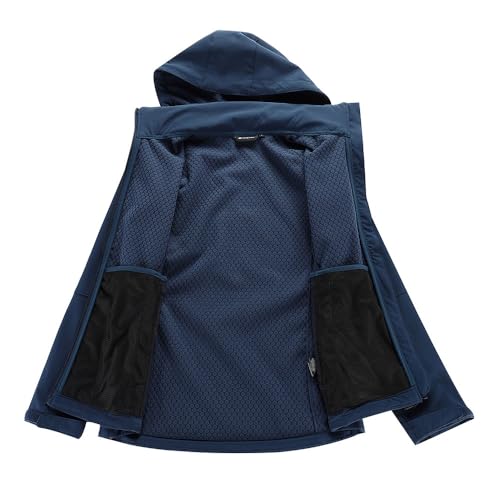 Veste Softshell ALPINE PRO Hoora en tissu premium durable bleu taille S - 4