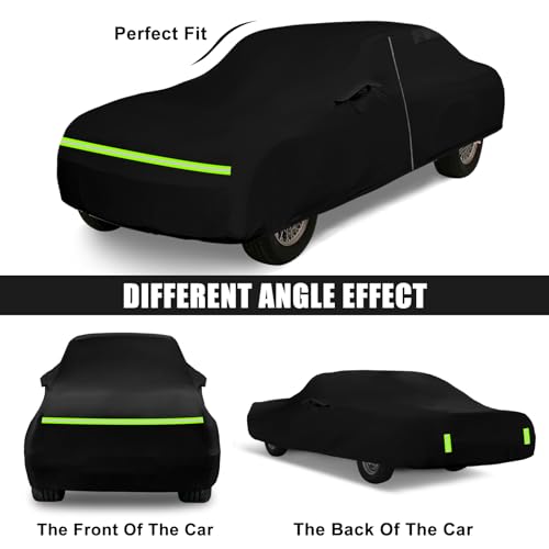 Image of Waterproof Car Cover Compatible with 1978-1983 Datsun 280zx 2 Seater Coupe Accessories, All Weather Classic Car Cover with Inner Cotton&Zipper Door for Snow Rain Protection