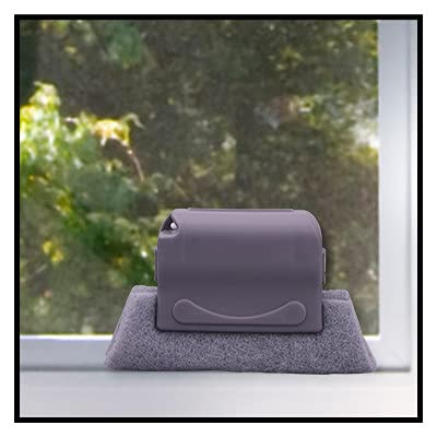 Image of Magic Window Groove Cleaning Brush, Hand-held Crevice Cleaner Tools, Multipurpose Clean Tools Slide Brush Head for Door, Window Slides Replacement Cloth Brush for Corners Gaps scouring Door