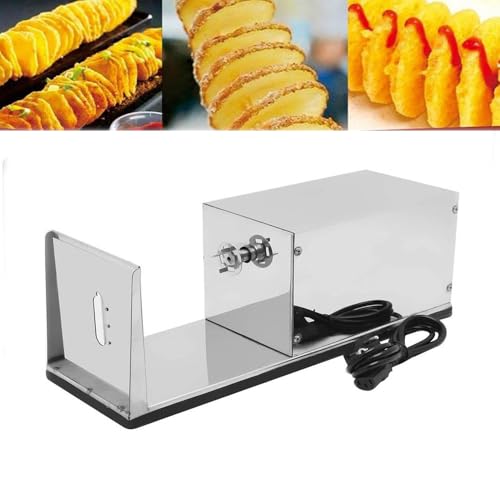 WHYYDSS Cortadora Espiral de Patatas Eléctrica