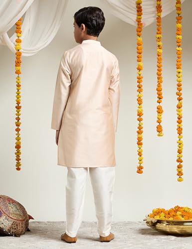 Image of Amazon Brand - Symbol Boy's Festive Rayon Kurta Pajama Set