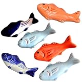 UPKOCH Fish Chopstick Rest Ceramic Japanese Chopsticks Pillow Rack Dinner Spoon Fork Knife Holder Di